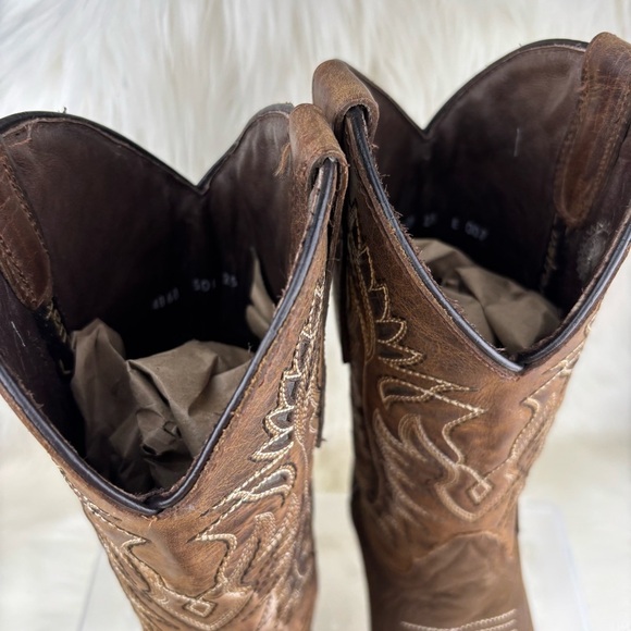 Cuatrero Pull Up Western Cowboy Boots - Picture 10 of 15